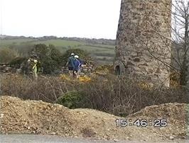 Exploring Wheal Busy near Chacewater